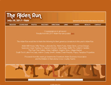 Tablet Screenshot of aldenrun.com